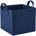 Luvna Deep Fabric Storage Basket Navy 15 in