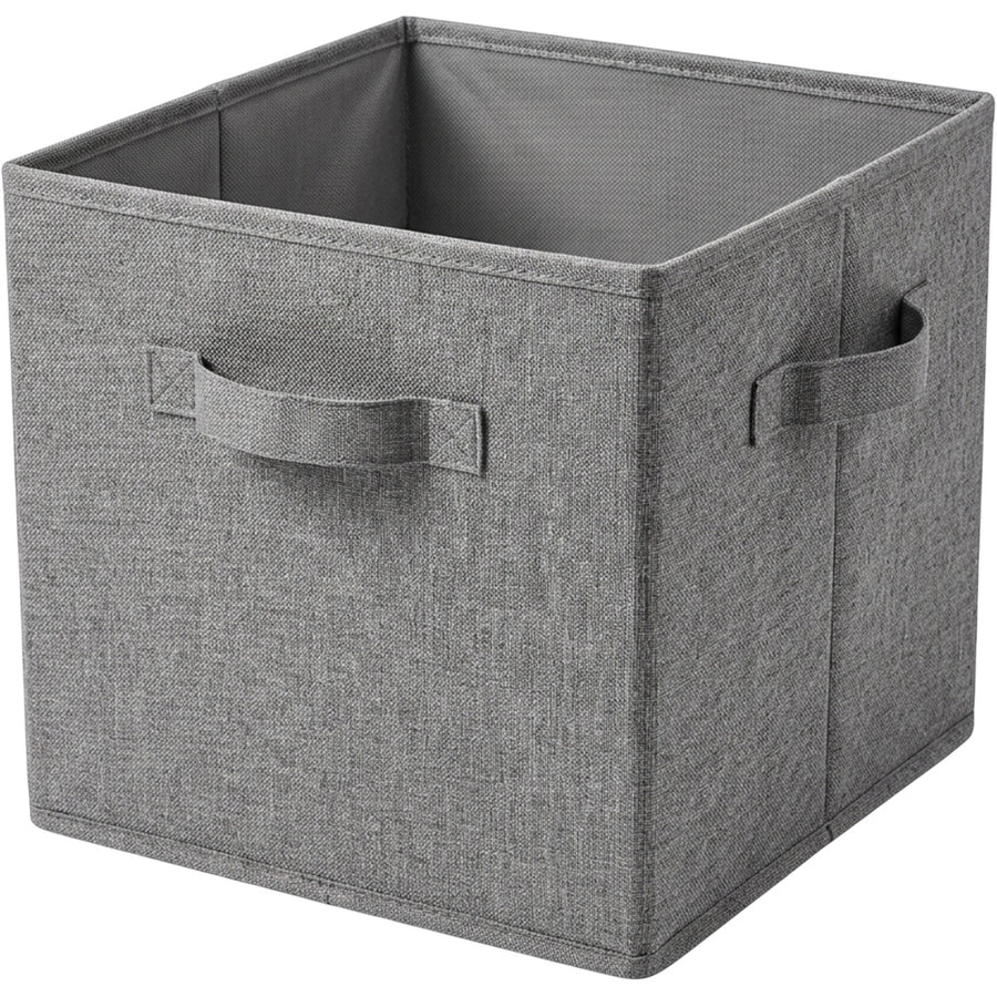 Luvna Foldable Fabric Storage Basket Gray 13 in